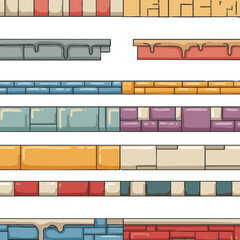 Vector illustration of tile grout realistic style on white background, construction material