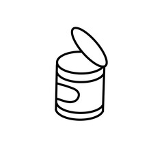 Canned food icon