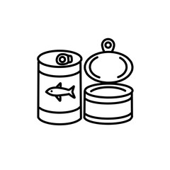 Canned food icon