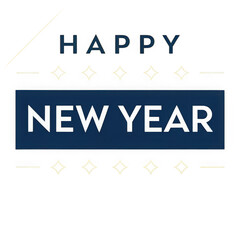 Obraz premium Happy new year celebration background