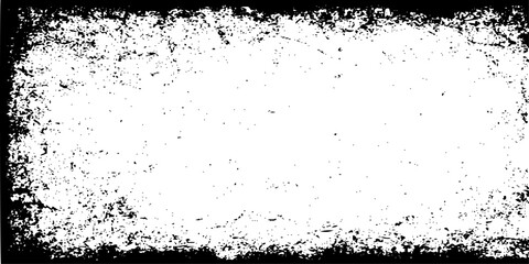 Abstract grunge black and white distressed texture background, Old black and white grunge background. Monochrome abstract texture of dust, smudges, cracks, scuffs, scratches, chips to print. 