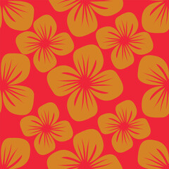 seamless pattern with flowers