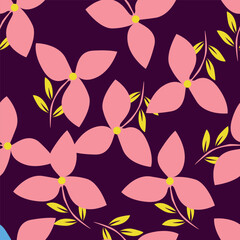 cute flower pattern image for fabric textile or wall decoration
