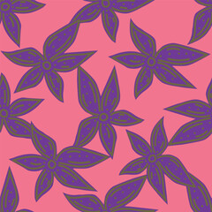cute flower pattern image for fabric textile or wall decoration
