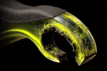 Intricate Details of a Fluorescent Material