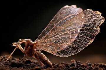Delicate Insect Wings - Nature's Masterpiece