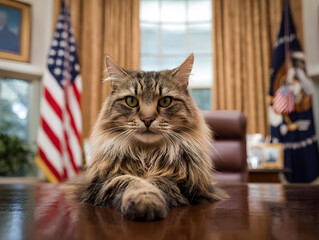 Cat politician - cats with jobs