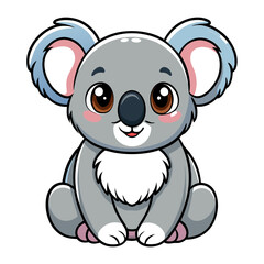 Obraz premium Koala Logo Vector Transparent