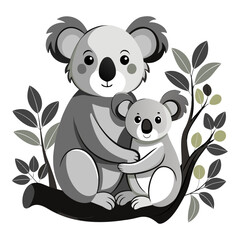 Koala Bush Vector Transparent
