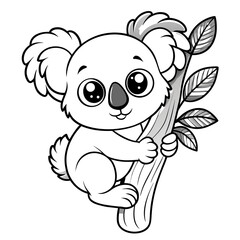 Koala Full Body Vector