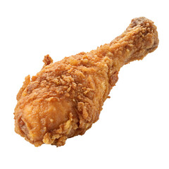 "Pile of boneless chicken bites with crispy golden coating, scattered naturally, isolated on transparent background, front view, realistic lighting, crunchy texture visible"