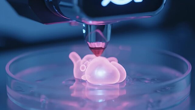 Innovative 3D Printing Process Sculpting Life with Precision Technology for the future of medicine and advanced research