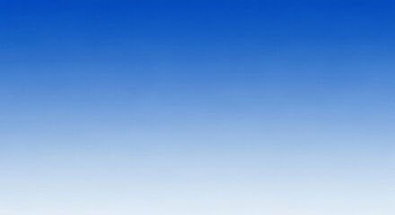 Clean blue sky gradient background with subtle fading to white at the bottom