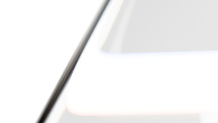 Realistic 3D Glass Render Background: Transparent Glass Effect with Frosted Texture