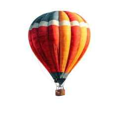 Fototapeta premium Colorful hot air balloon against black background (5)