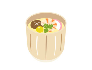 茶碗蒸しのイラスト