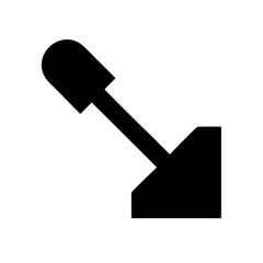 Construction solid icon vector illustration