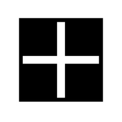 Obraz premium Grid solid icon vector illustration