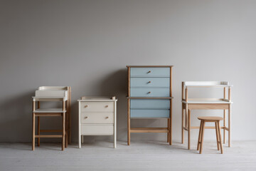 two chairs and table