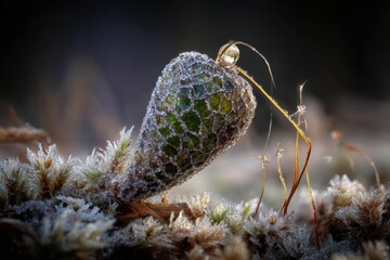 Obraz premium Frozen Botanical Wonders of Nature