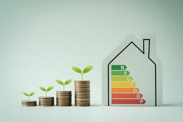 Growing money and energy efficiency rating for a sustainable home