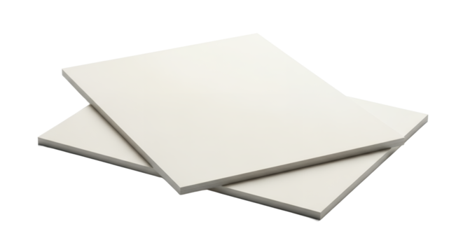 Stack of Blank White Paper Sheets.