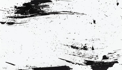 Abstract grunge black and white distressed texture background. Grunge overlay background. Monochrome Texture.