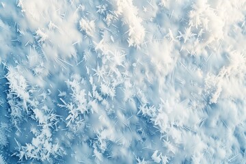 Obraz premium Minimal icy surface with subtle frost texture, clean winter design, top-down abstract background.