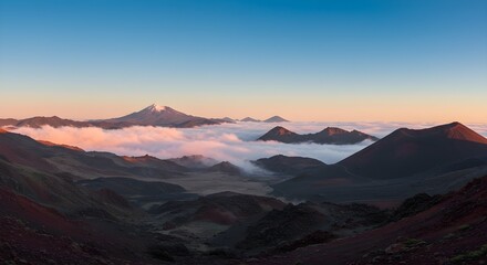 Dramatic Sunrise Over Haleakala National Park, Maui, Hawaii