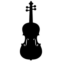 Silhouette of a violin © Breck