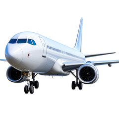 Obraz premium typical airplane isolated on transparent background