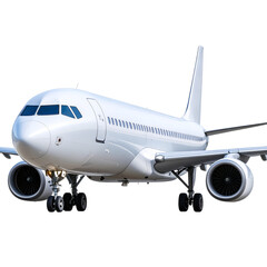 Fototapeta premium typical airplane isolated on transparent background