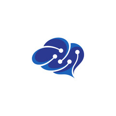 Brainwave Logo Vector Icon Template