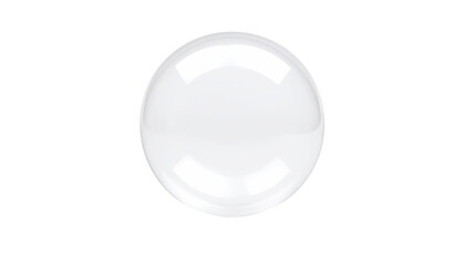 bubble white isolated on white background