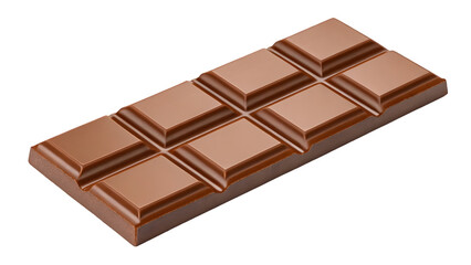 chocolate bar isolated png file isolated on white background