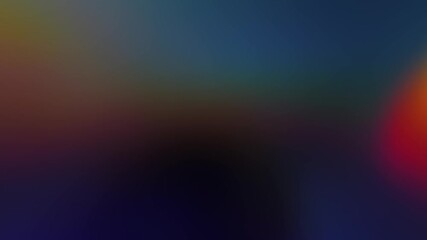 4K abstract moving glowing soft colorful rainbow light leak reflective refraction overlay with lens flare, film burn, grain, noise, cinematic studio sparkle gradient vibrant transition dark background - Powered by Adobe