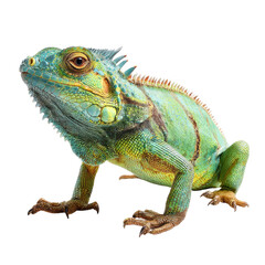 Close-up of a colorful iguana (1)