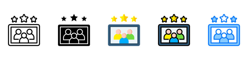 Public Image icon multiple style 