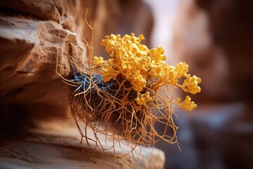 Stunning Golden Plant in Canyon