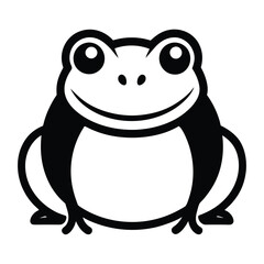 Solid color Turtle Frog animal vector design