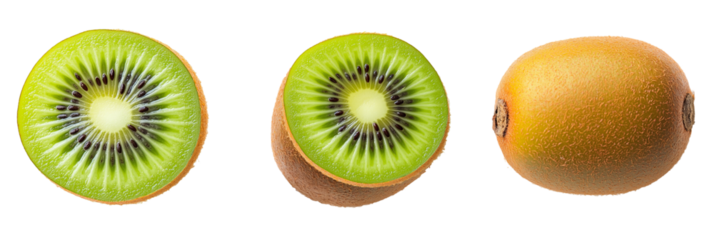 Green and Golden Kiwi Fruits