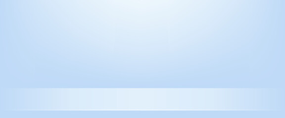 Obraz premium empty studio room. Blue studio room. Limbo light background. Abstract 3d backdrop for product presentation. Minimal wall scene.