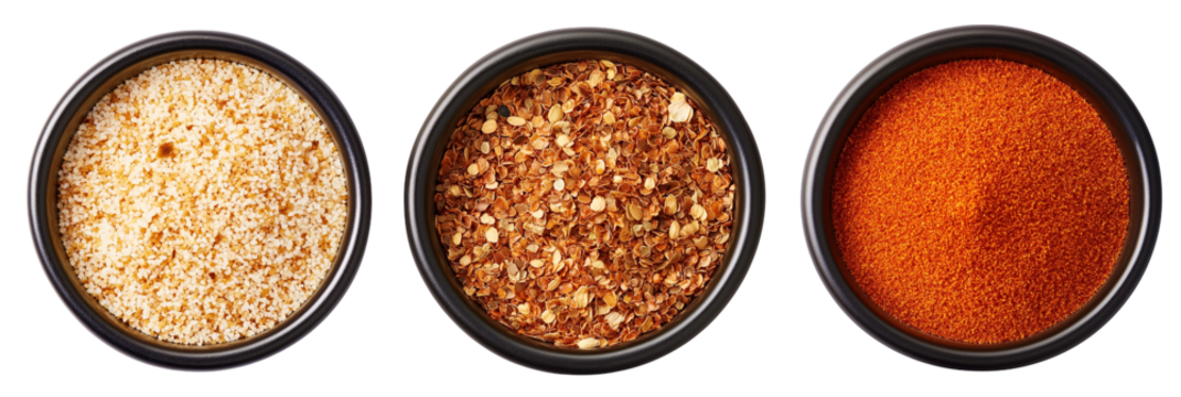 Three different Cajun seasoning blends