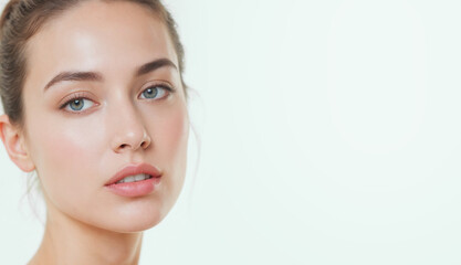 Fototapeta premium close up 0f beautiful woman face
