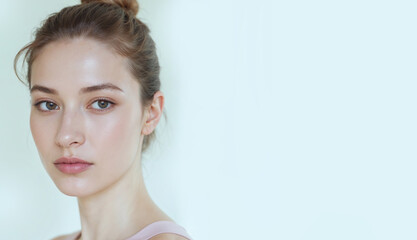 Obraz premium close up 0f beautiful woman face