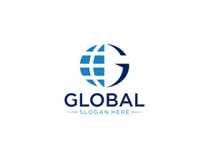 Letter G global logo