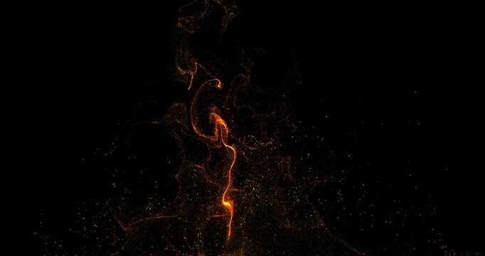 fire in the dark