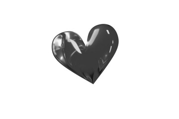 heart of black and white