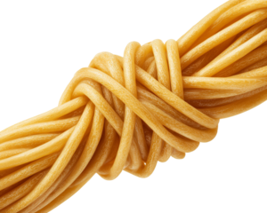 Bundle of noodles tied together