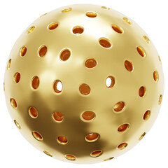 3D Gold Dot Shell Icon